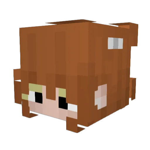 Mihail12 Minecraft avatar head, 3D render