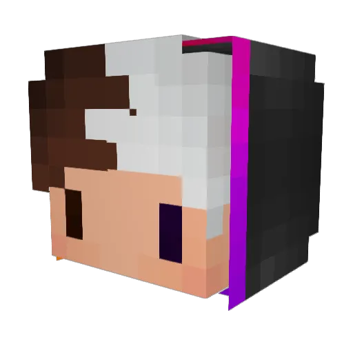 MihailOO Minecraft avatar head, 3D render