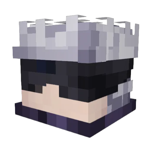 Mihale01 Minecraft avatar head, 3D render