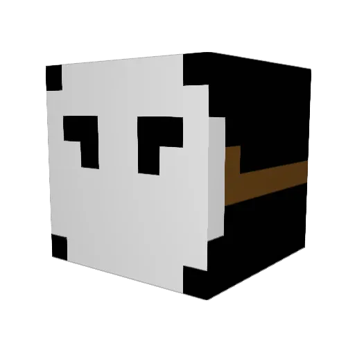 MihecSpilaMc Minecraft avatar head, 3D render