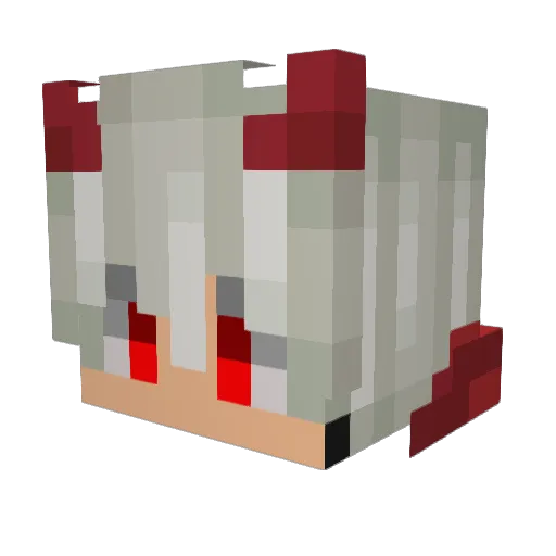 Mihec_123 Minecraft avatar head, 3D render