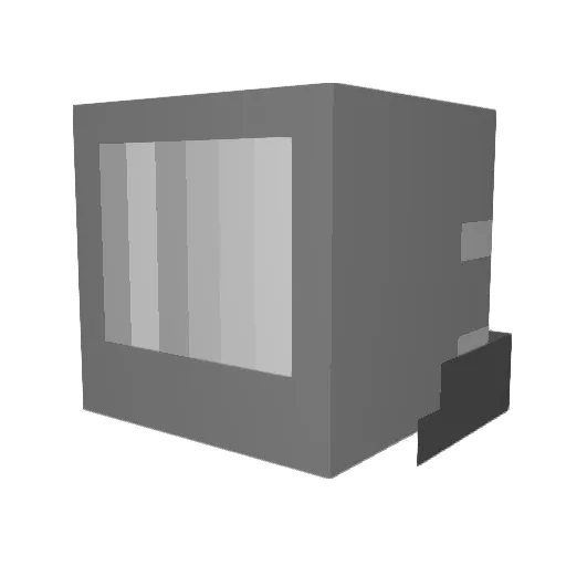 Mihhai Minecraft avatar head, 3D render