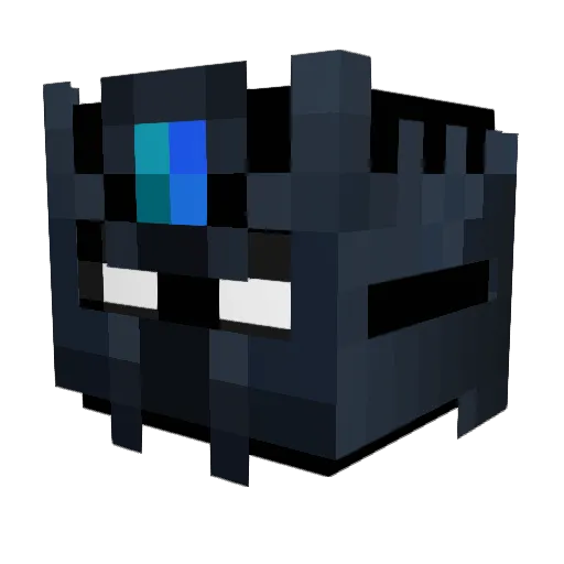 MihistaWhoo Minecraft avatar head, 3D render