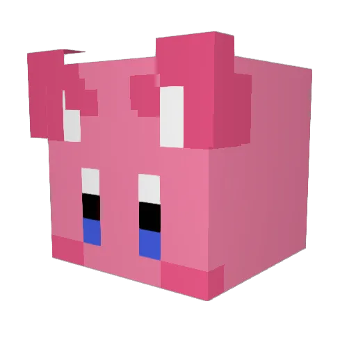 Mihiyotzin Minecraft avatar head, 3D render