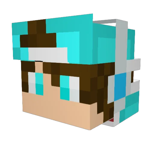 MihneaBarosul Minecraft avatar head, 3D render