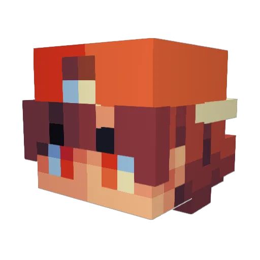 Mihnea_224 Minecraft avatar head, 3D render