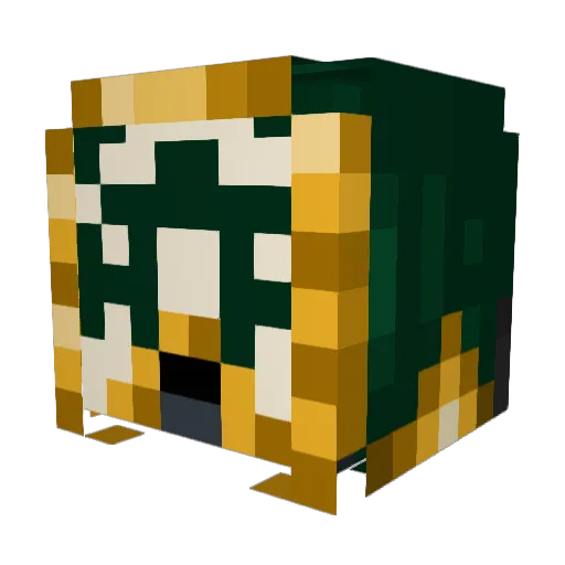 Mihya24 Minecraft avatar head, 3D render