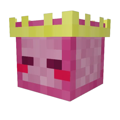 Miiiith Minecraft avatar head, 3D render