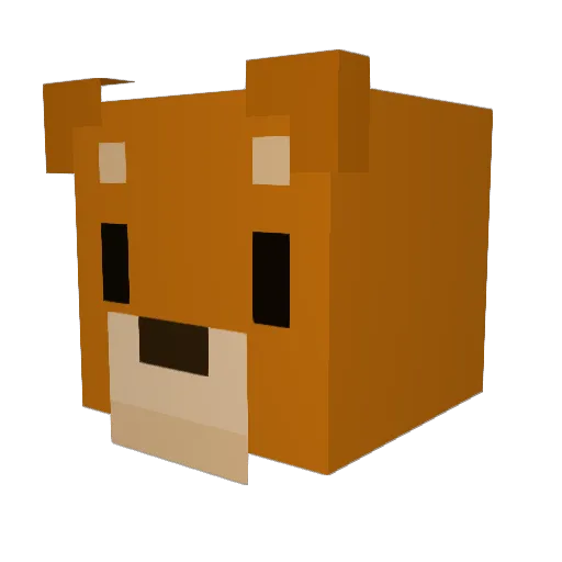 Miilo_exe Minecraft avatar head, 3D render