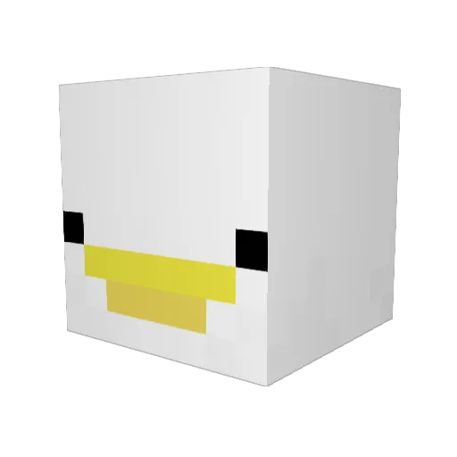 MiinMiin2723 Minecraft avatar head, 3D render