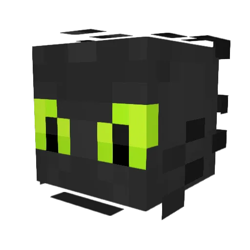Miipotron Minecraft avatar head, 3D render