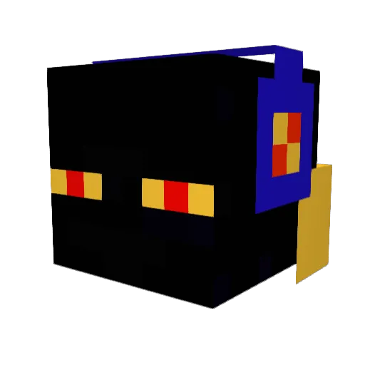 MiisterLudo Minecraft avatar head, 3D render