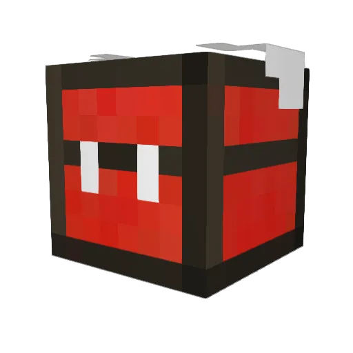 Miisth_ Minecraft avatar head, 3D render