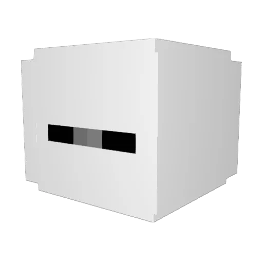 MiiuGR4UU Minecraft avatar head, 3D render
