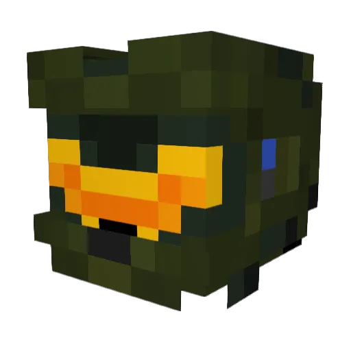 Miizery Minecraft avatar head, 3D render