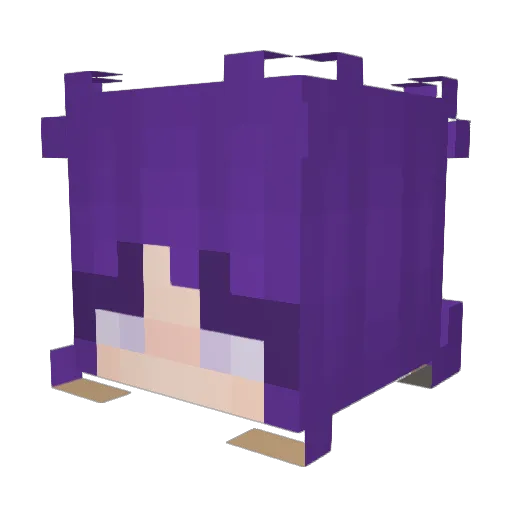 Miizzo Minecraft avatar head, 3D render
