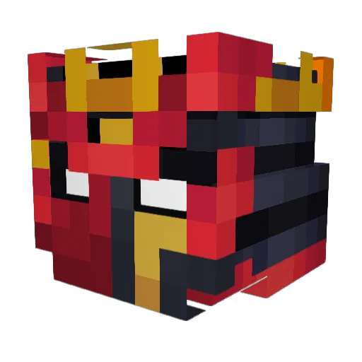 Mijaelrb3 Minecraft avatar head, 3D render