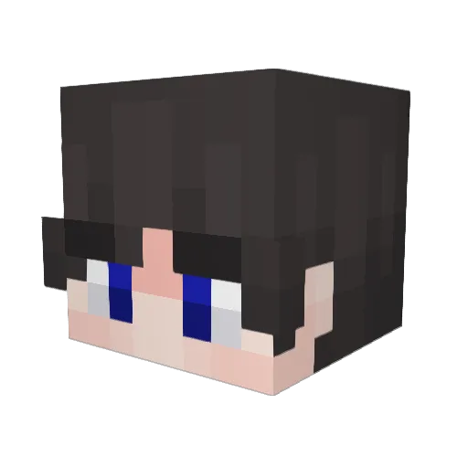 MijdeMijs Minecraft avatar head, 3D render