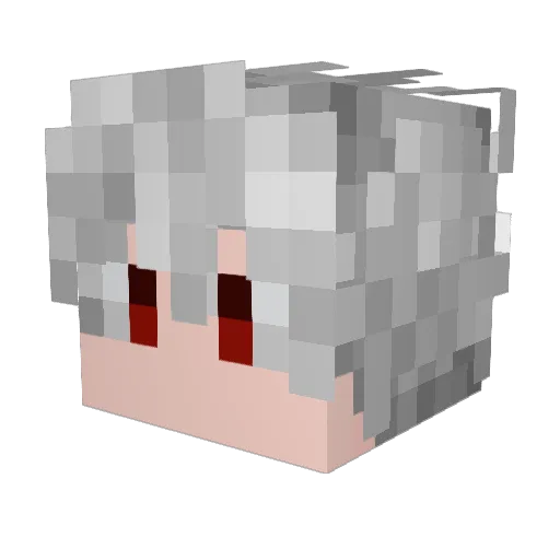 Mije98 Minecraft avatar head, 3D render
