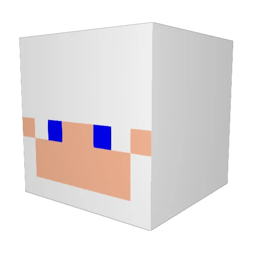 Mijor123 Minecraft avatar head, 3D render
