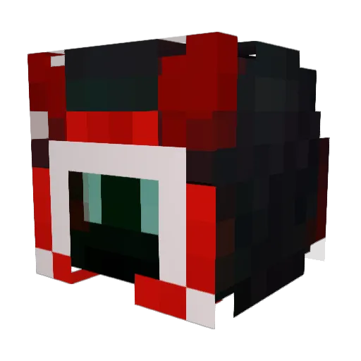 Mik0La Minecraft avatar head, 3D render