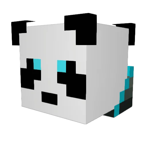 Mika99 Minecraft avatar head, 3D render