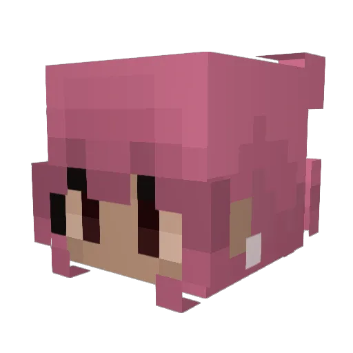 MikaDoNathaniel Minecraft avatar head, 3D render