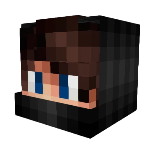 Mika_Moeraert007 Minecraft avatar head, 3D render