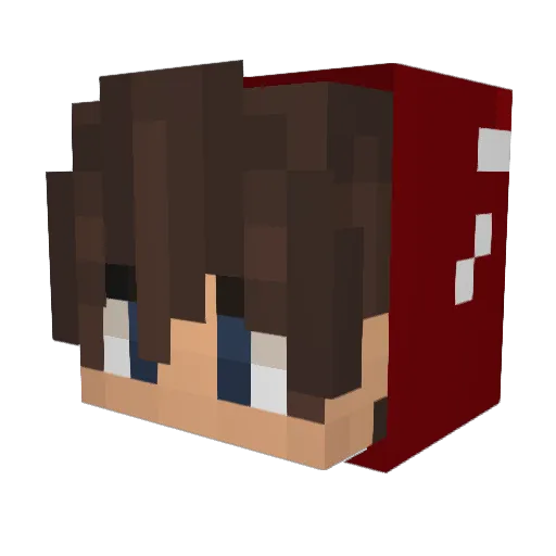Mika_Mouse07 Minecraft avatar head, 3D render