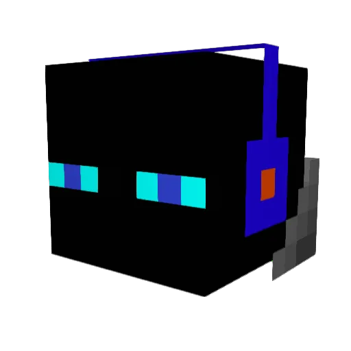 Mikaboyd Minecraft avatar head, 3D render