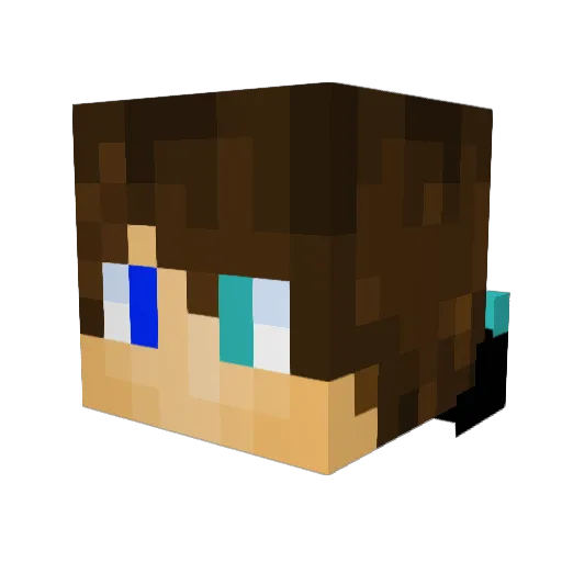 Mikachu_2005 Minecraft avatar head, 3D render