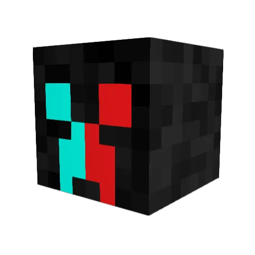 MikadZuky Minecraft avatar head, 3D render