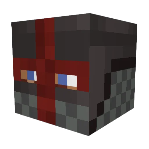MikadoSR Minecraft avatar head, 3D render