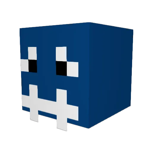 Mikael_za Minecraft avatar head, 3D render