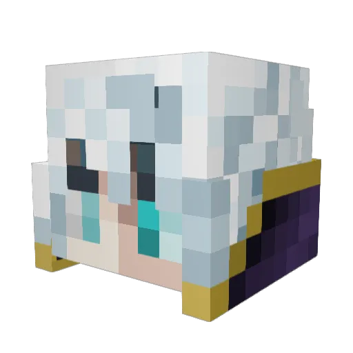 Mikaels2001 Minecraft avatar head, 3D render
