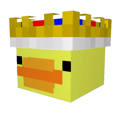 MikahCZ Minecraft avatar head, 3D render