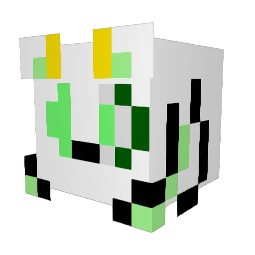 Mikalav Minecraft avatar head, 3D render
