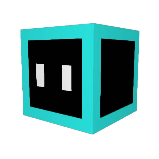 Mikasa719 Minecraft avatar head, 3D render