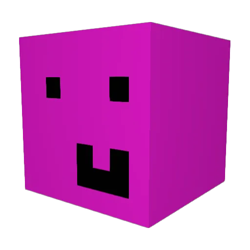 Mikato07 Minecraft avatar head, 3D render