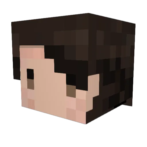 Mikazuki0501 Minecraft avatar head, 3D render