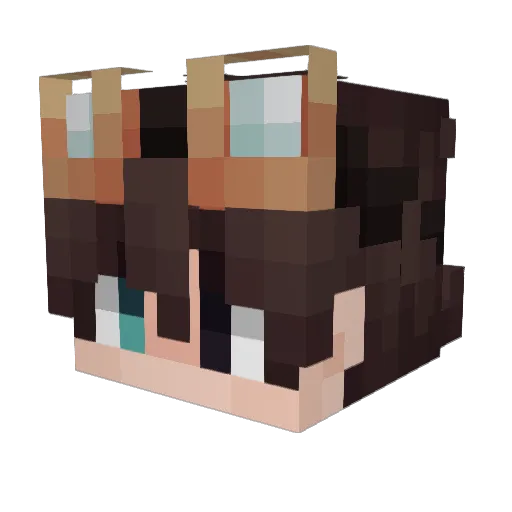 Mike0923 Minecraft avatar head, 3D render