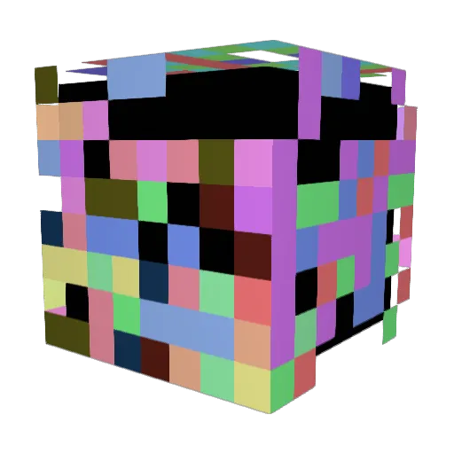 Mike132465 Minecraft avatar head, 3D render