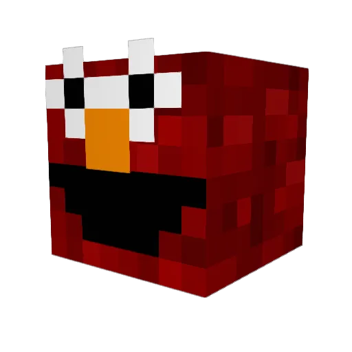 Mike1459 Minecraft avatar head, 3D render