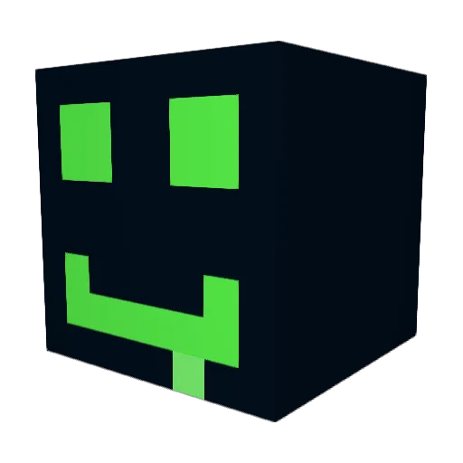 Mike214 Minecraft avatar head, 3D render
