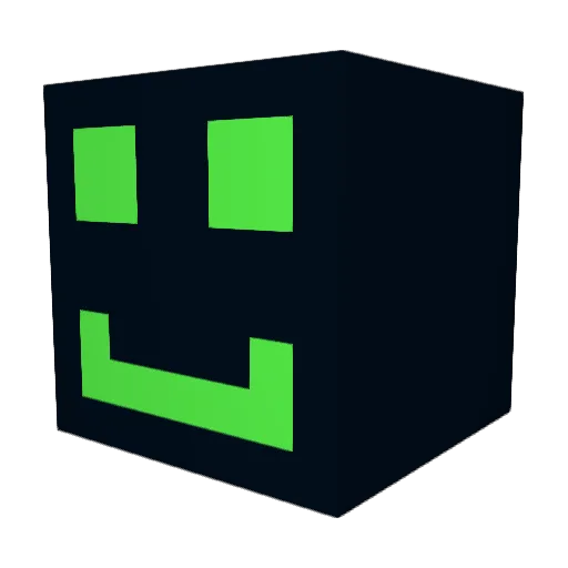 Mike214 Minecraft avatar head, 3D render