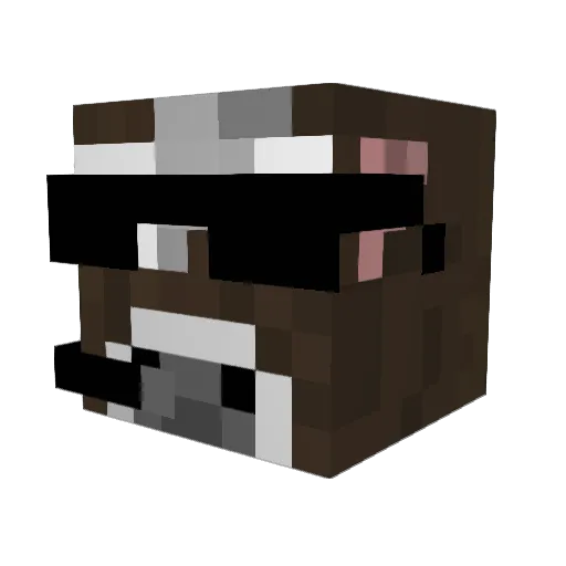 Mike272728 Minecraft avatar head, 3D render