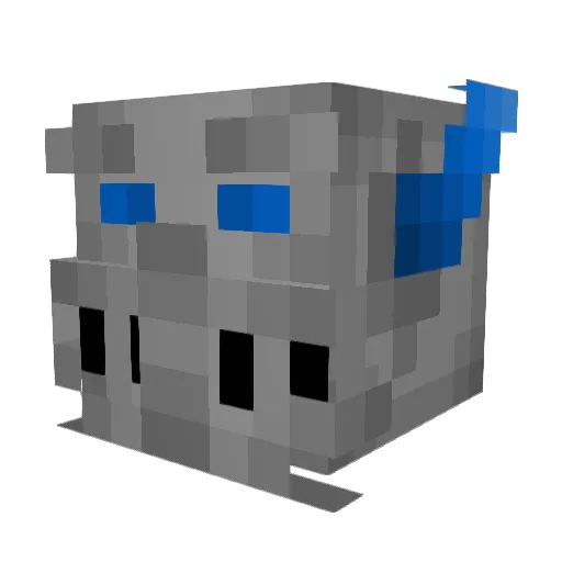 Mike9000 Minecraft avatar head, 3D render