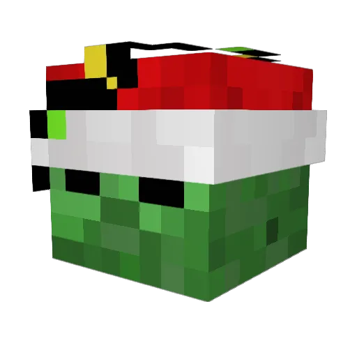MikeAyy Minecraft avatar head, 3D render