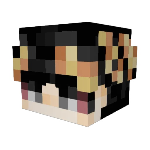 MikeBobaguard67 Minecraft avatar head, 3D render