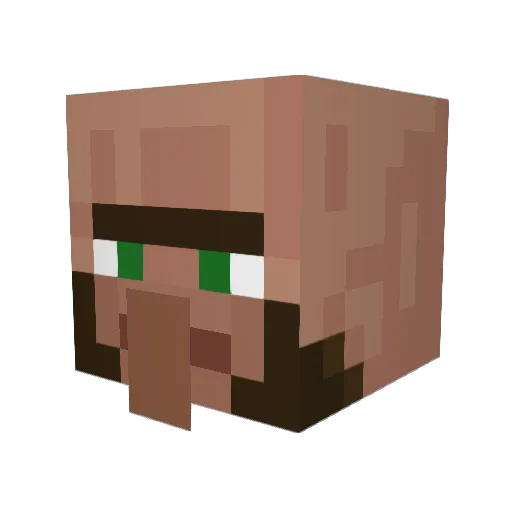 MikeBobaguard_ Minecraft avatar head, 3D render